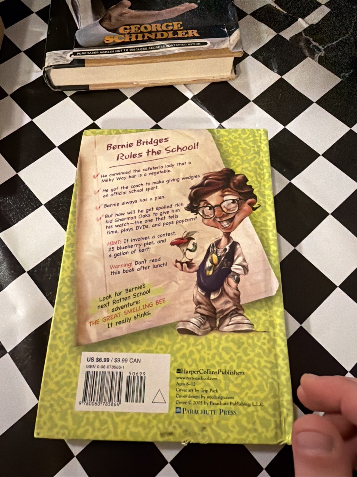 Big Blueberry Barf-Off! 1st Rotten School #1 Hardcover R.L. Stine Goosebumps
