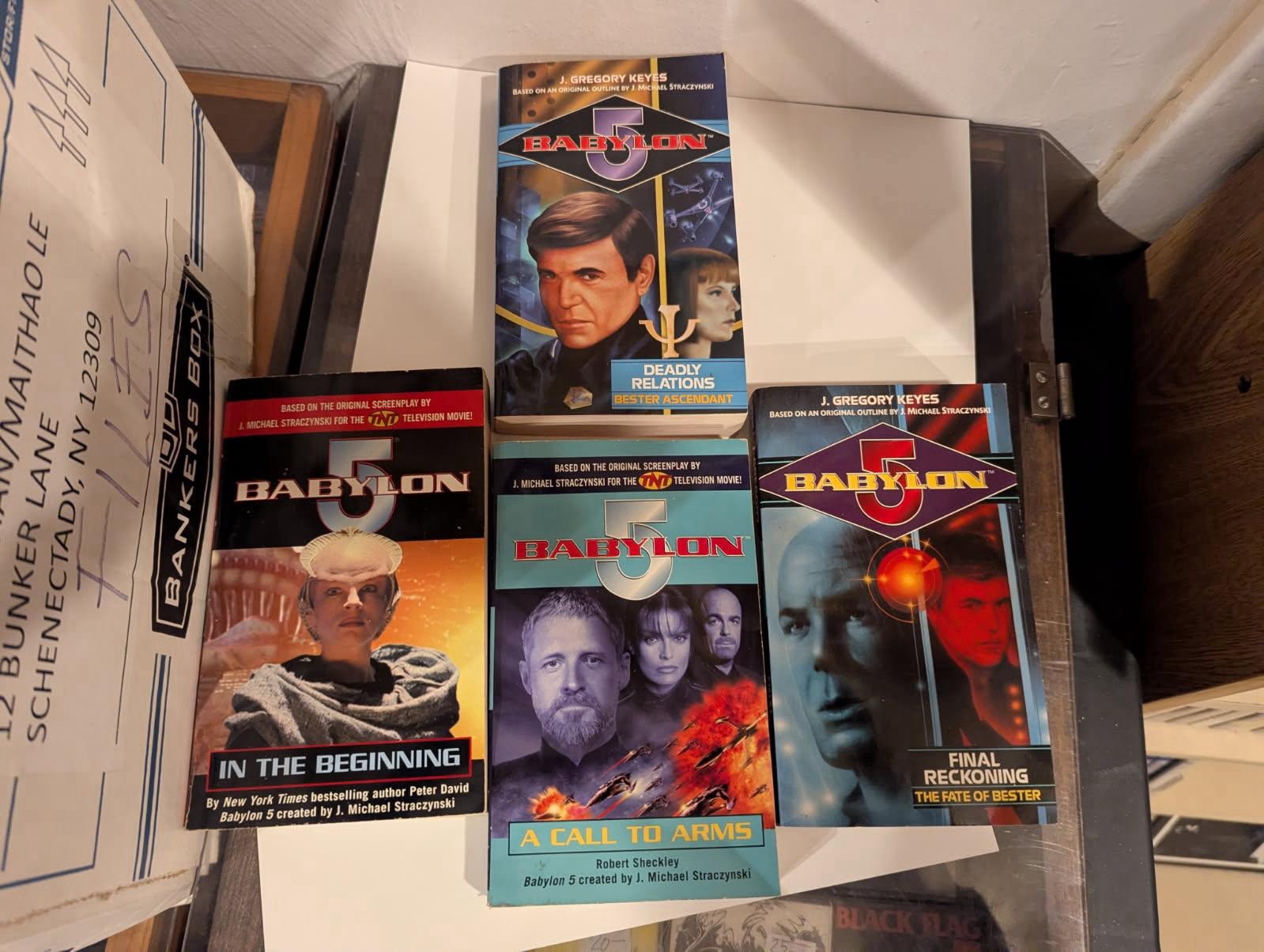 Babylon 5 10 paperback lot rare Peter David sci-fi 90s
