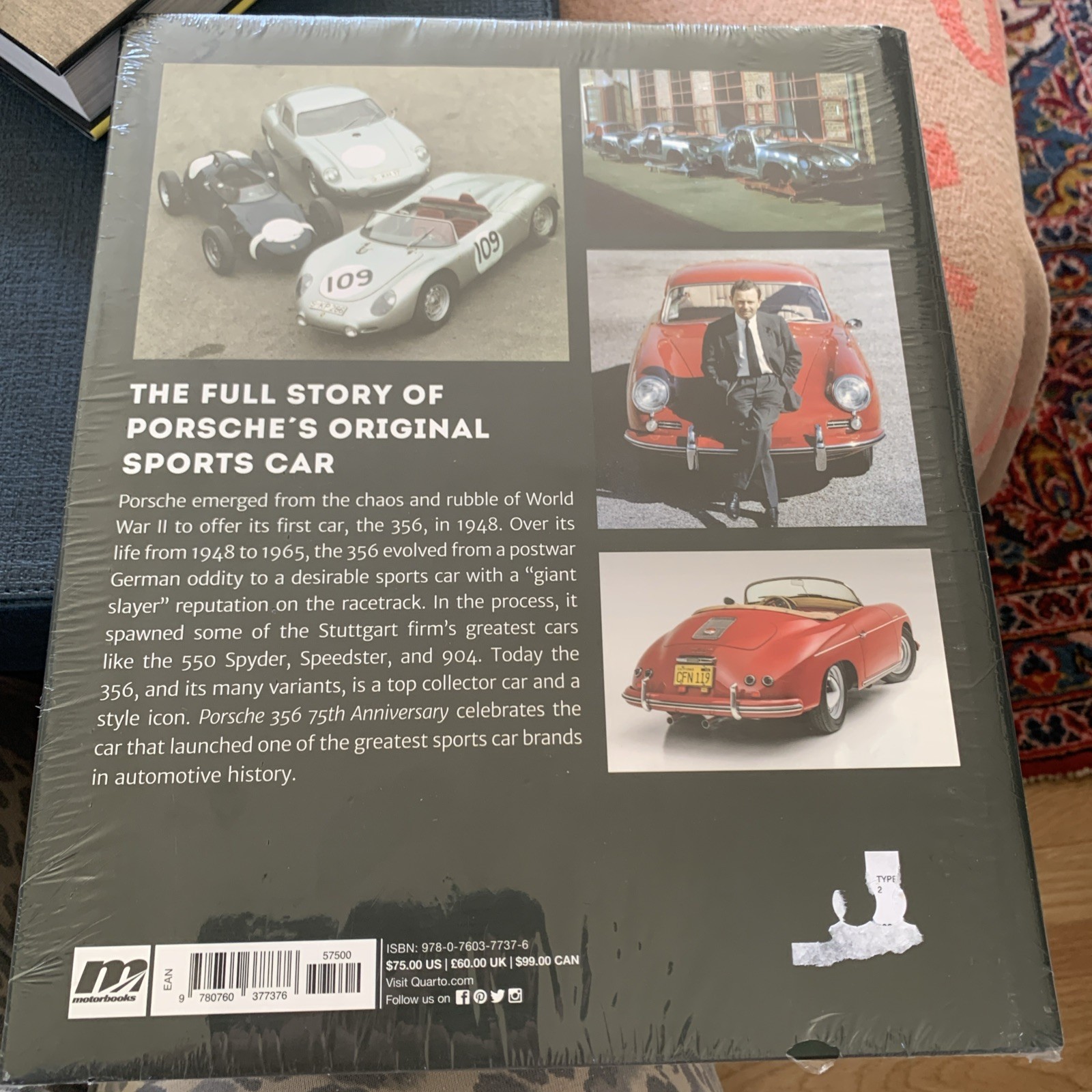 Porsche 356: 75th Anniversary by Gordon Maltby: New what a fabulous gift
