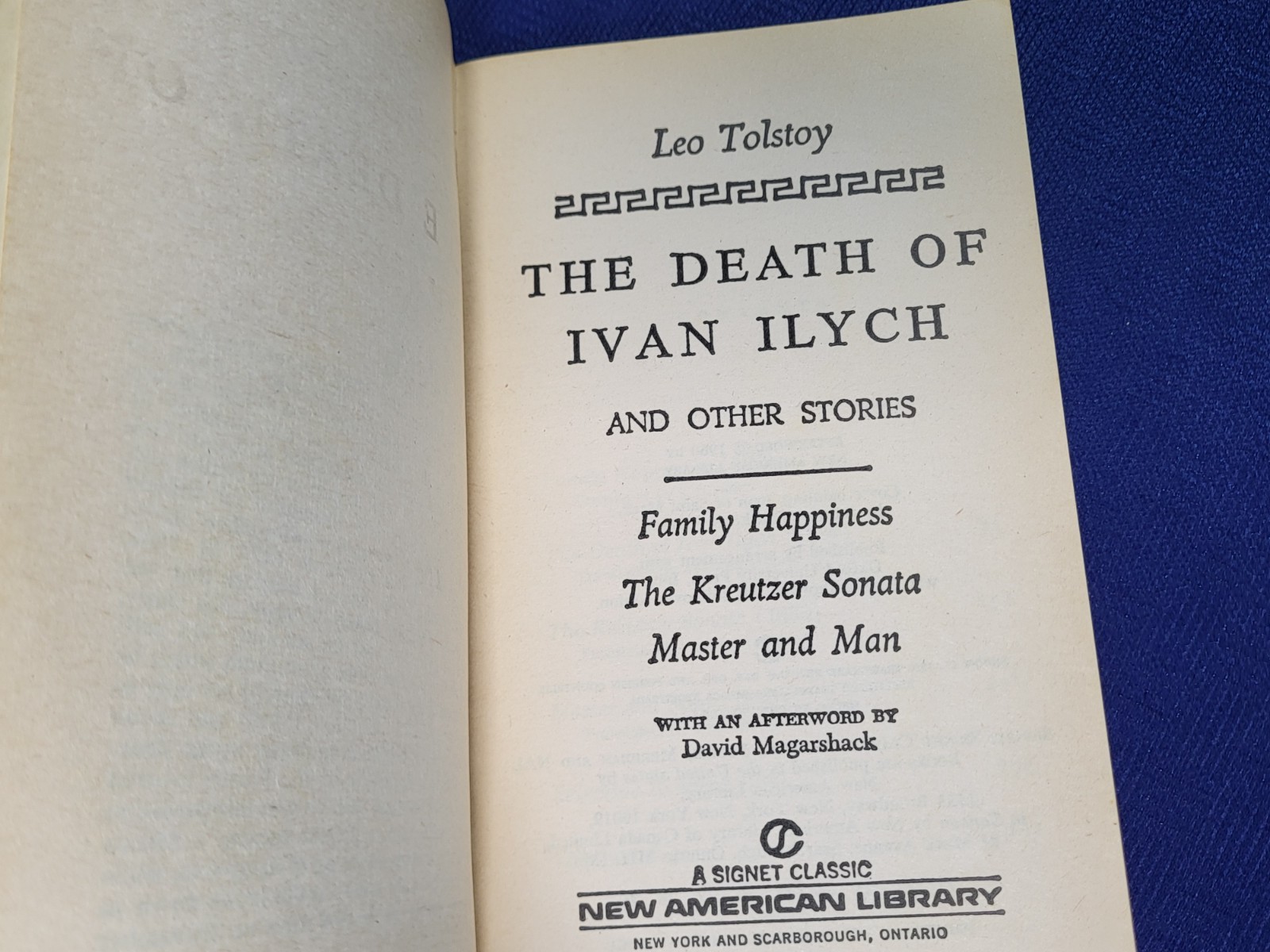 The Death of Ivan Ilyich and Other Stories, Leo Tolstoy, Vintage PB Very Good