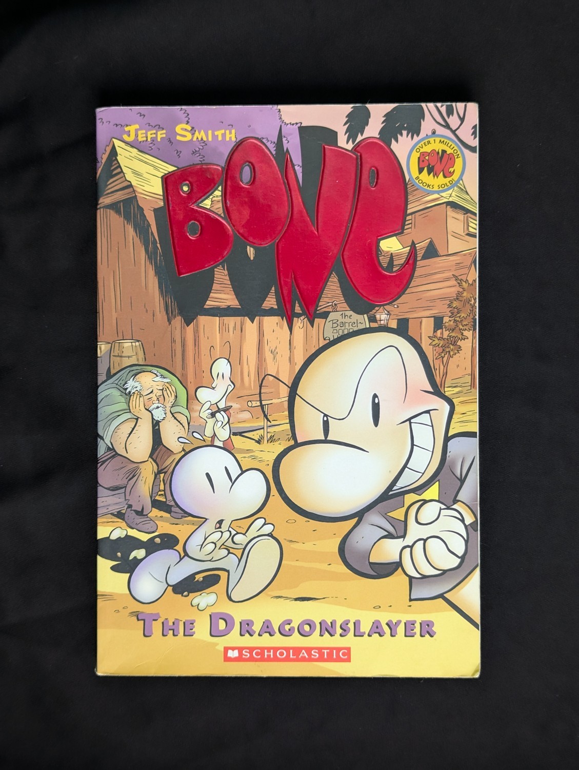 Lot Of 3 Jeff Smith Books Bone Tall Tales Dragonslayer Eyes Of The Storm Comic