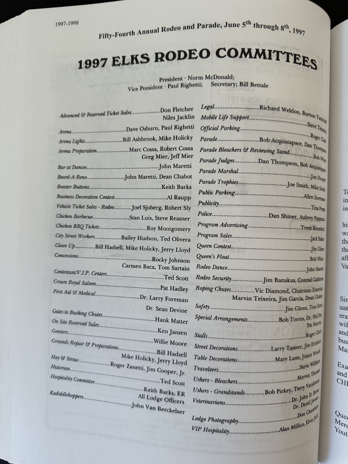 Santa Maria Elks Lodge #1538 Rodeo Parade 1940 2003 Scott history genealogy CA