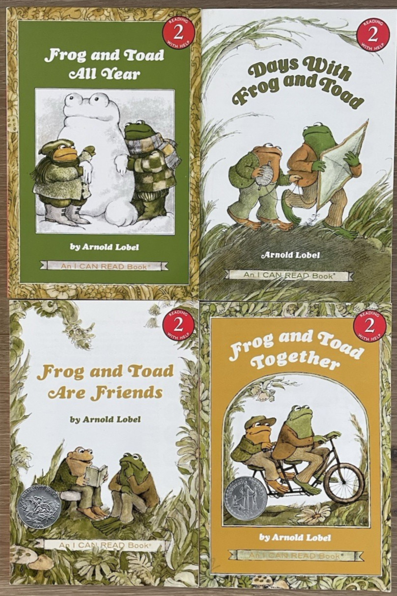 Lot of 4 Frog And Toad Books By Arnold Lobel ~ All Year, Days With, Friends +