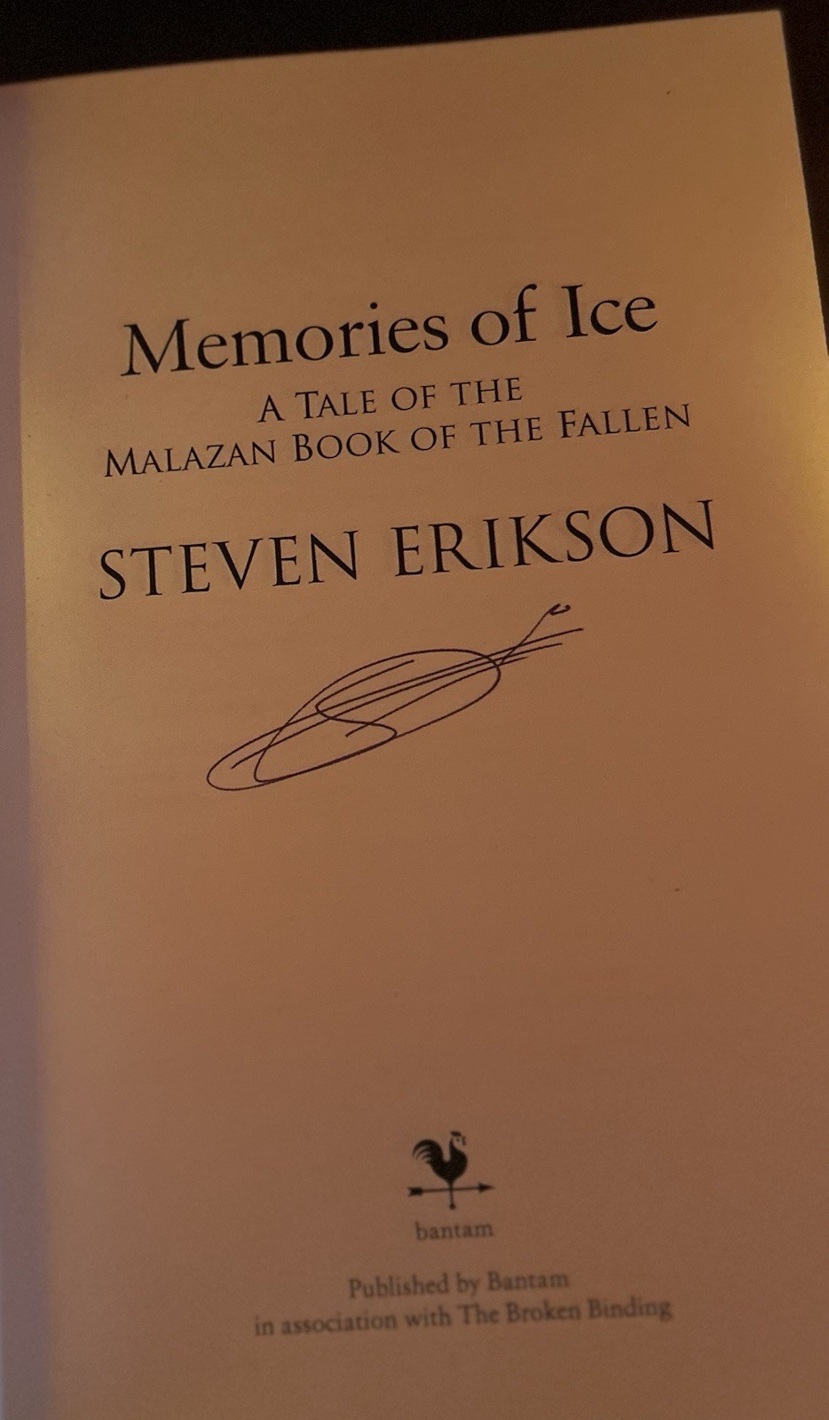 Broken Binding Malazan Books Of The Fallen 1- 6 Signed First Editions