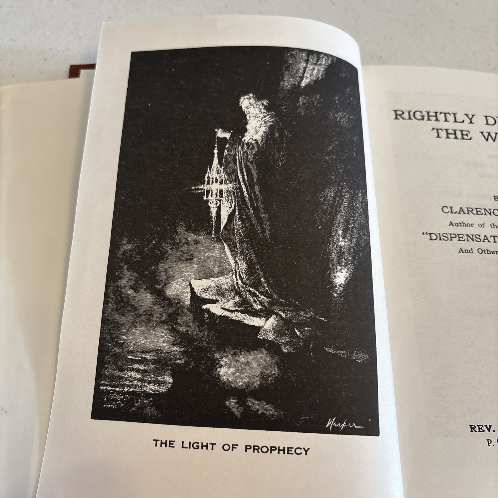 Rightly Dividing the Word – Clarence Larkin – Illustrated Hardcover – Dispensati