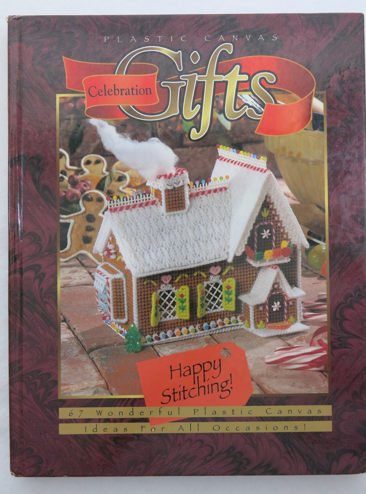 Hardcover „Plastic Canvas Celebration Gifts“ Book, 160 pages for 67 DIY Gifts