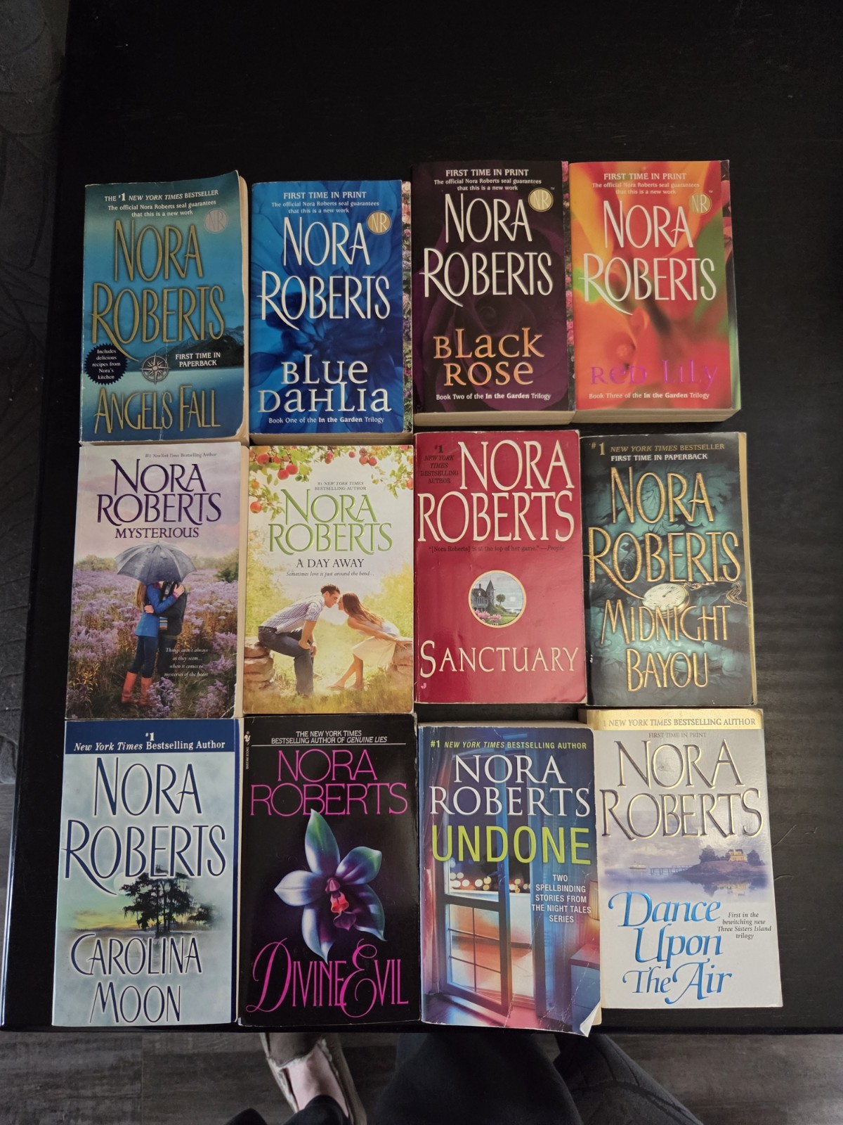 Nora Roberts Lot Of 12 Paperback. Includes Complete Garden Triology PB Romance