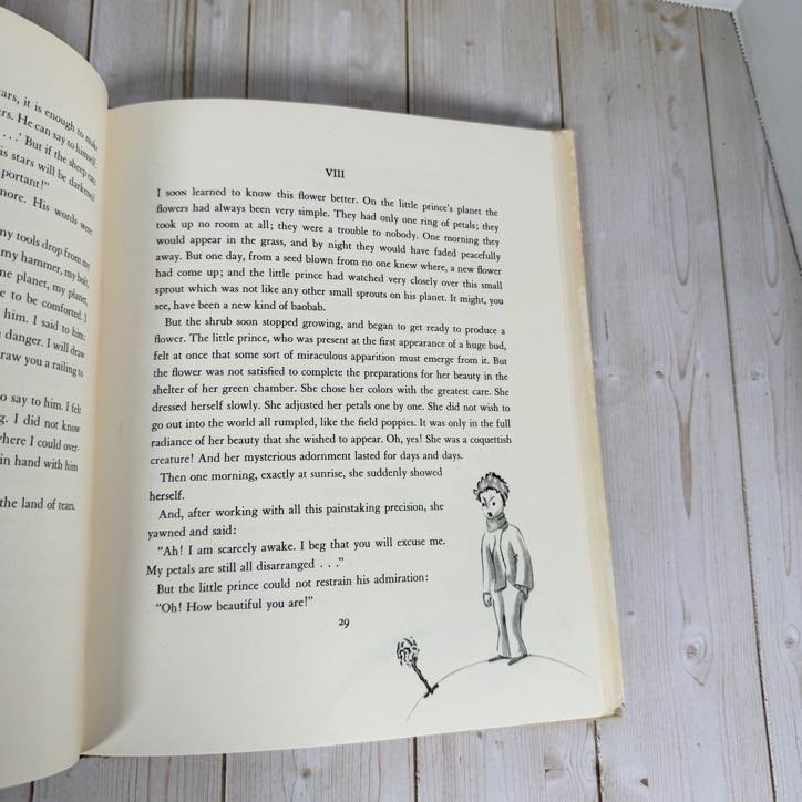 Vintage The Little Prince Antoine de Saint-Exupéry 1943 Illustrated Classic