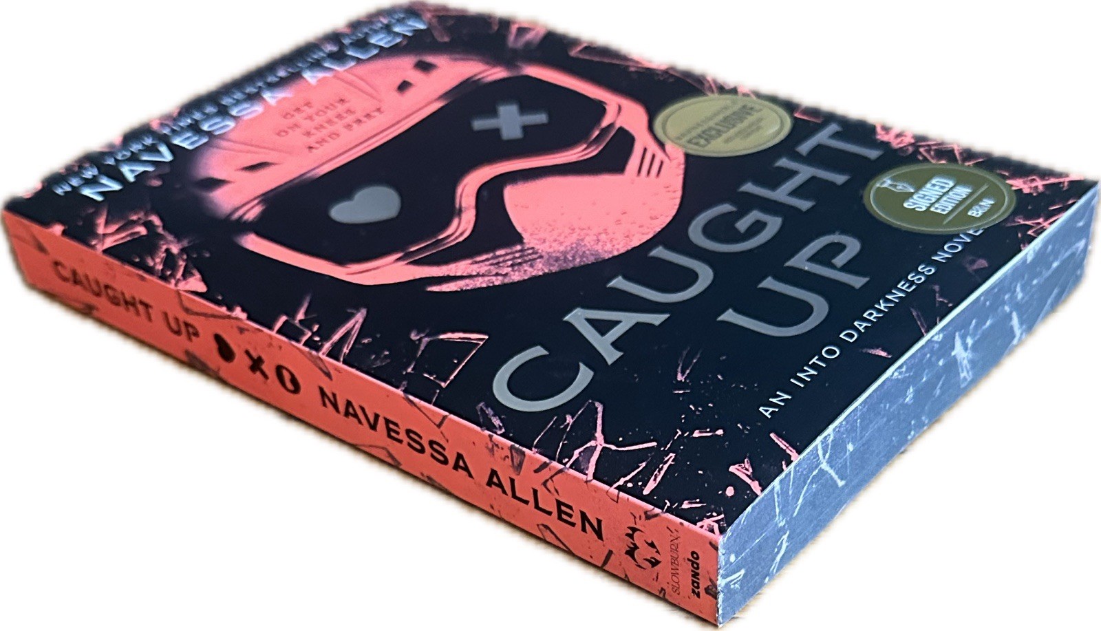 Navessa Allen SIGNED Caught Up B&N Special Edition Sprayed Edges SIGNED NEW!