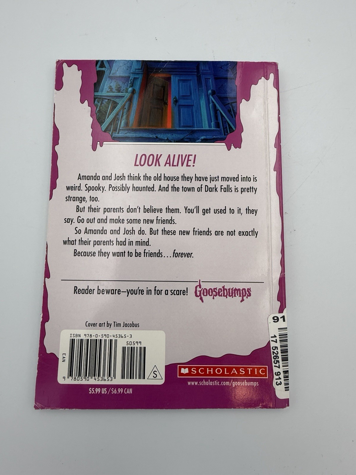 Scholastic Goosebumps Book Lot 4 Classic Horror Stories R.L. Stine Paperback