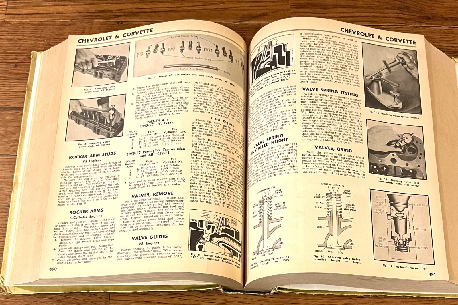 MOTOR AUTO REPAIR MANUAL-Second Vintage Car Edition, 1953-61 Models-VG 1981 HC!