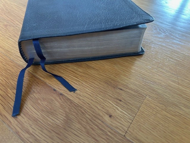 Holy Bible Kenneth Copeland Reference Ed KJV Red Letter GENUINE Leather 1991 VG