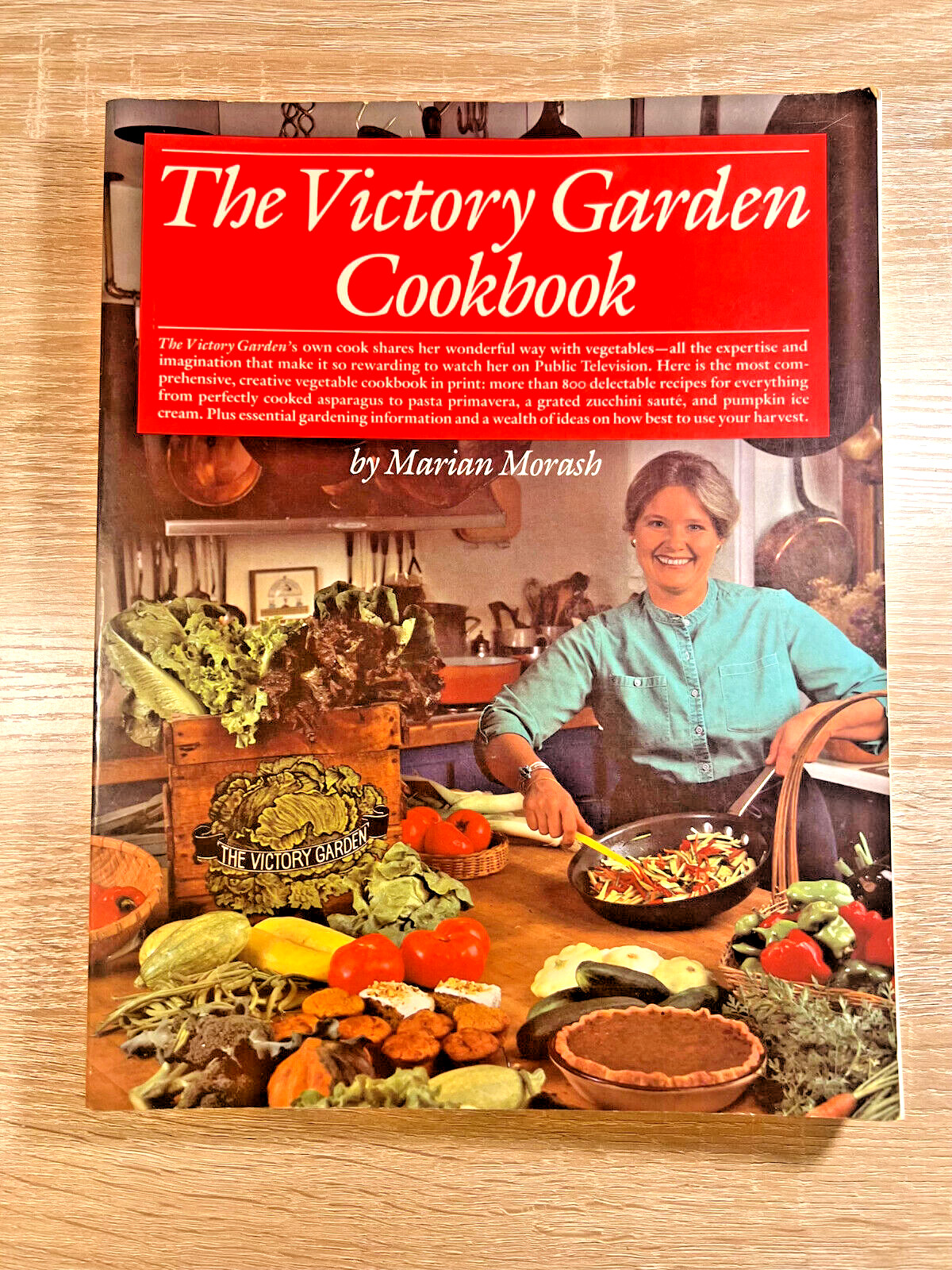 The Victory Garden Cookbook Marian Morash Paperback Book 1984 Vintage Cooking