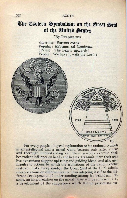 Azoth: The Occult Magazine of America. Near complete run on DVD or USB Drive
