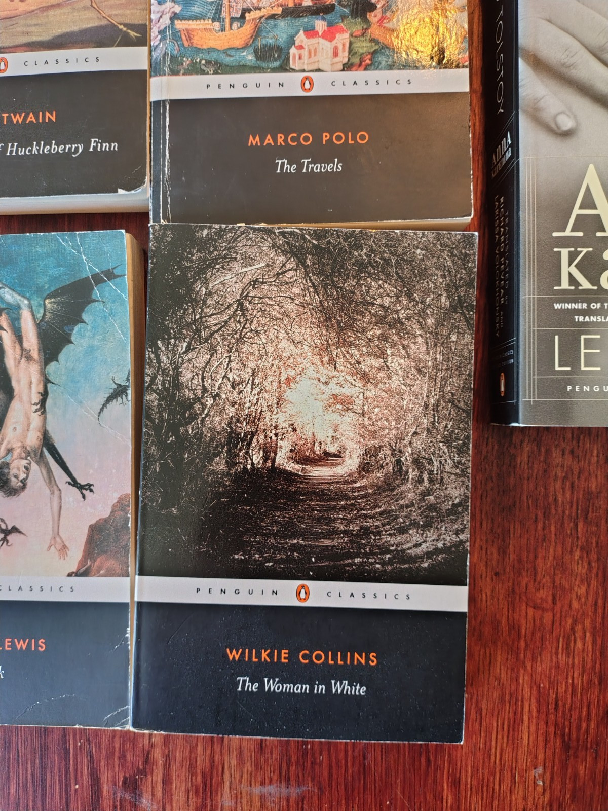 Lot of 7 Penguin Classics Paperbacks Marco Polo, Leo Tolstoy, Mark Twain & More