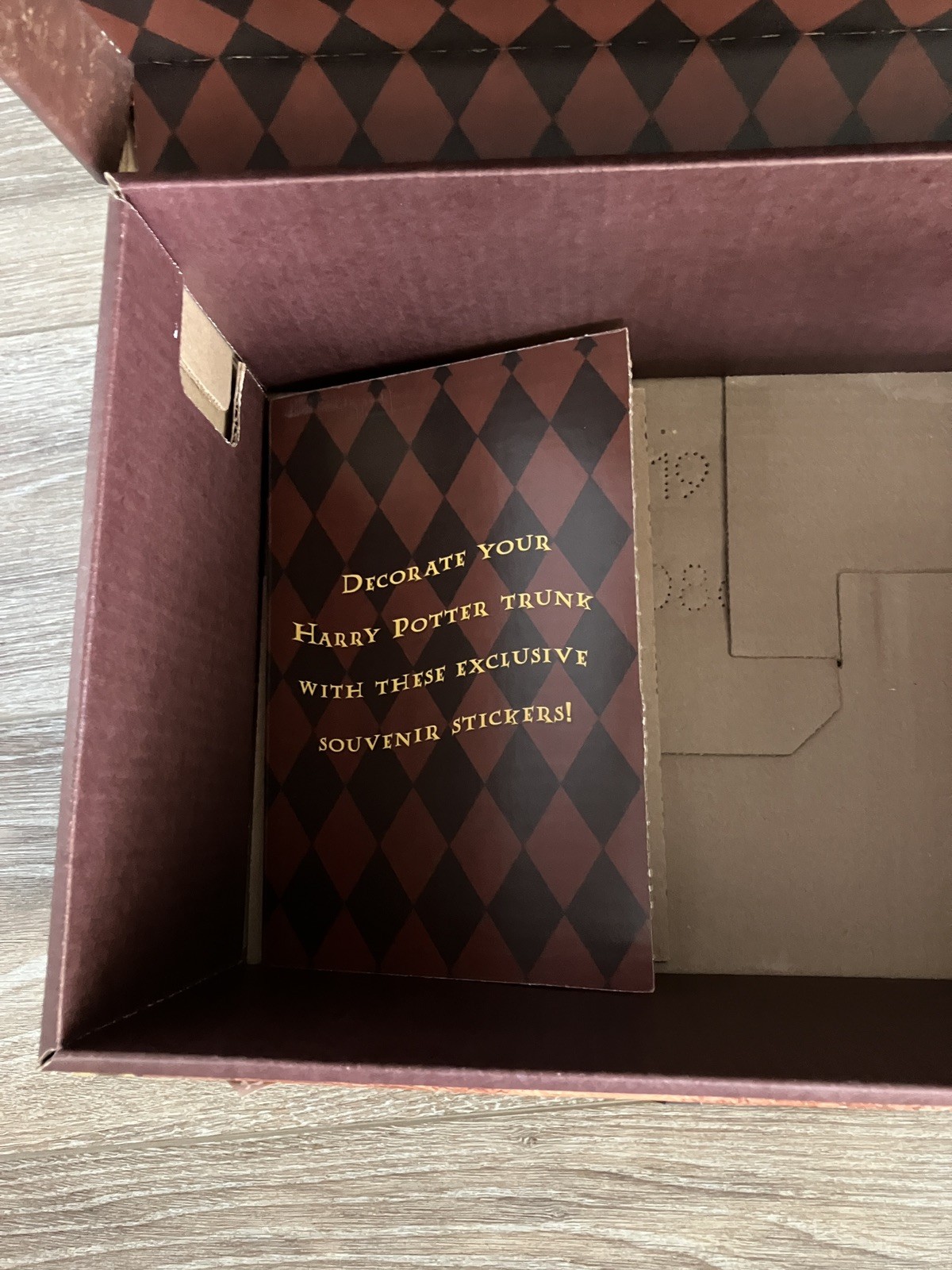 Harry Potter Empty Box ONLY Trunk Chest ONLY Limited Edition -READ Description