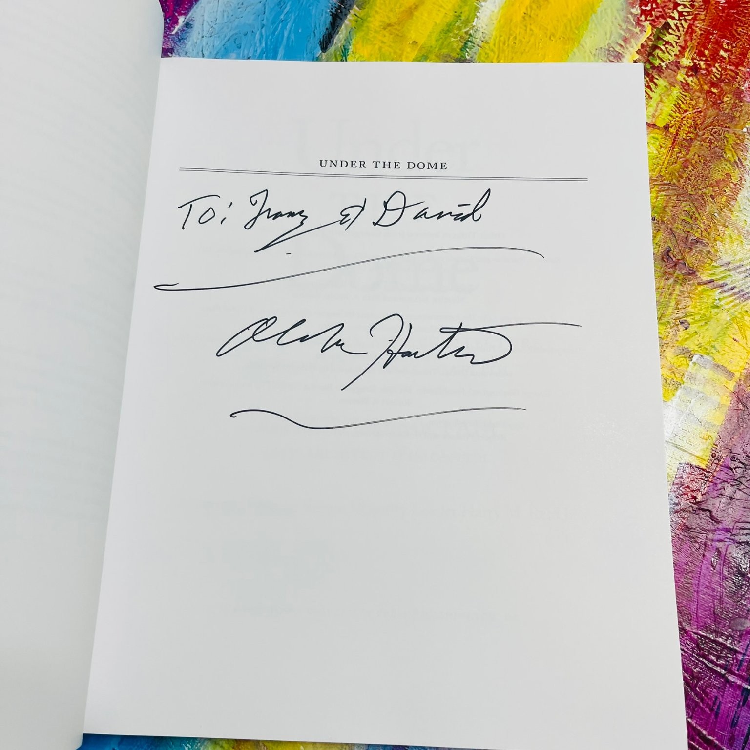 Under the Dome Hantman 2024 First Printing Signed US Capitol Architecture