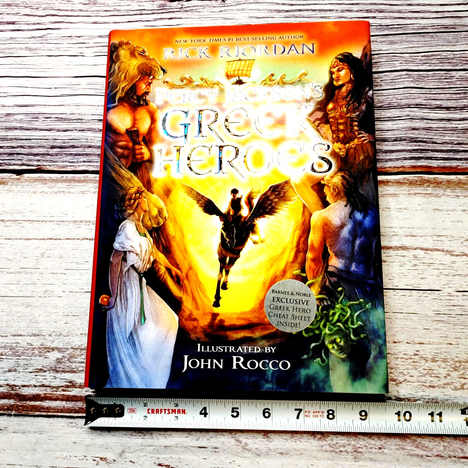 Percy Jackson’s Greek Heroes by Rick Riordan 2015 Hardcover 1st Ed/Exclusive.