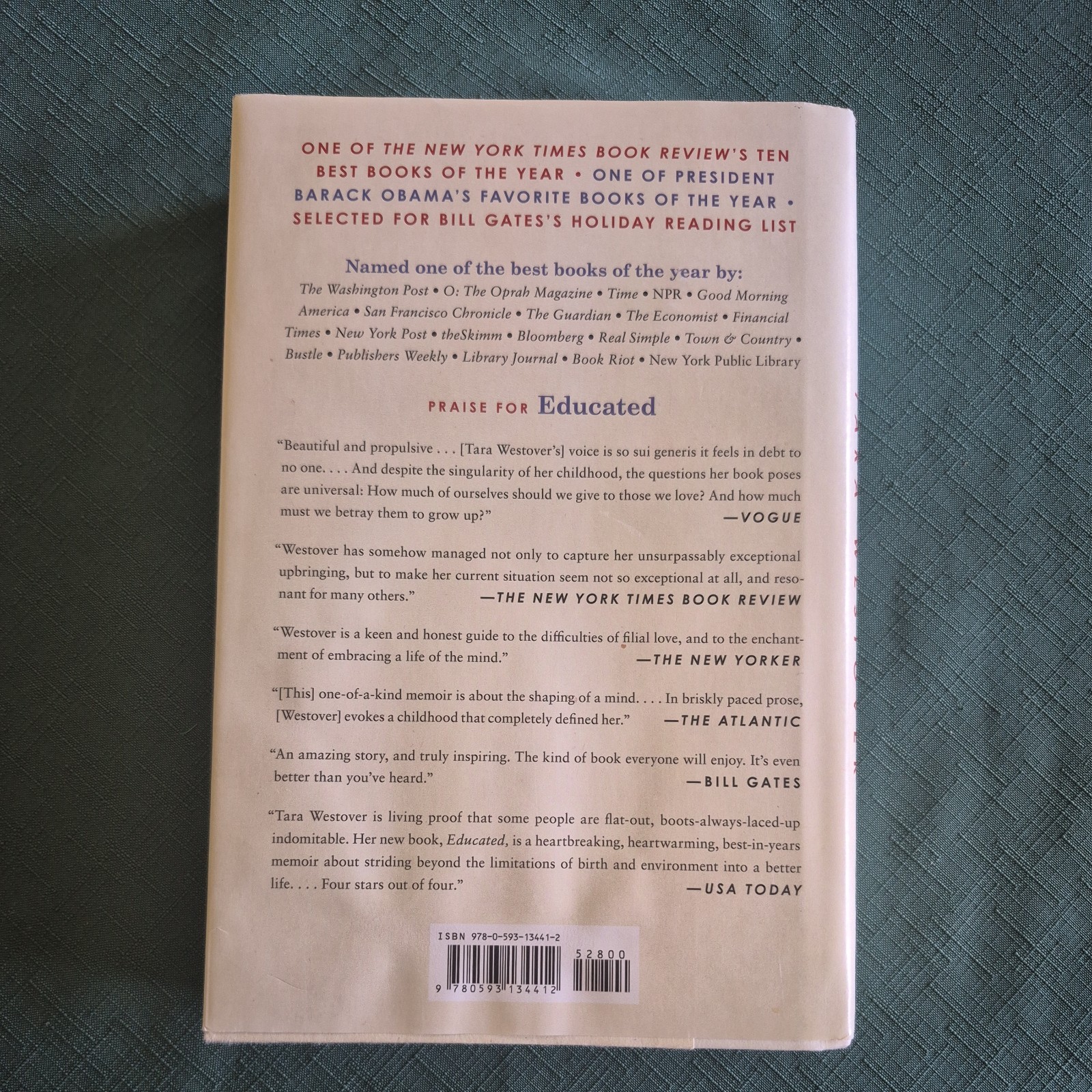 Educated : A Memoir by Tara Westover (2018, Hardcover) later printing, SIGNED!!