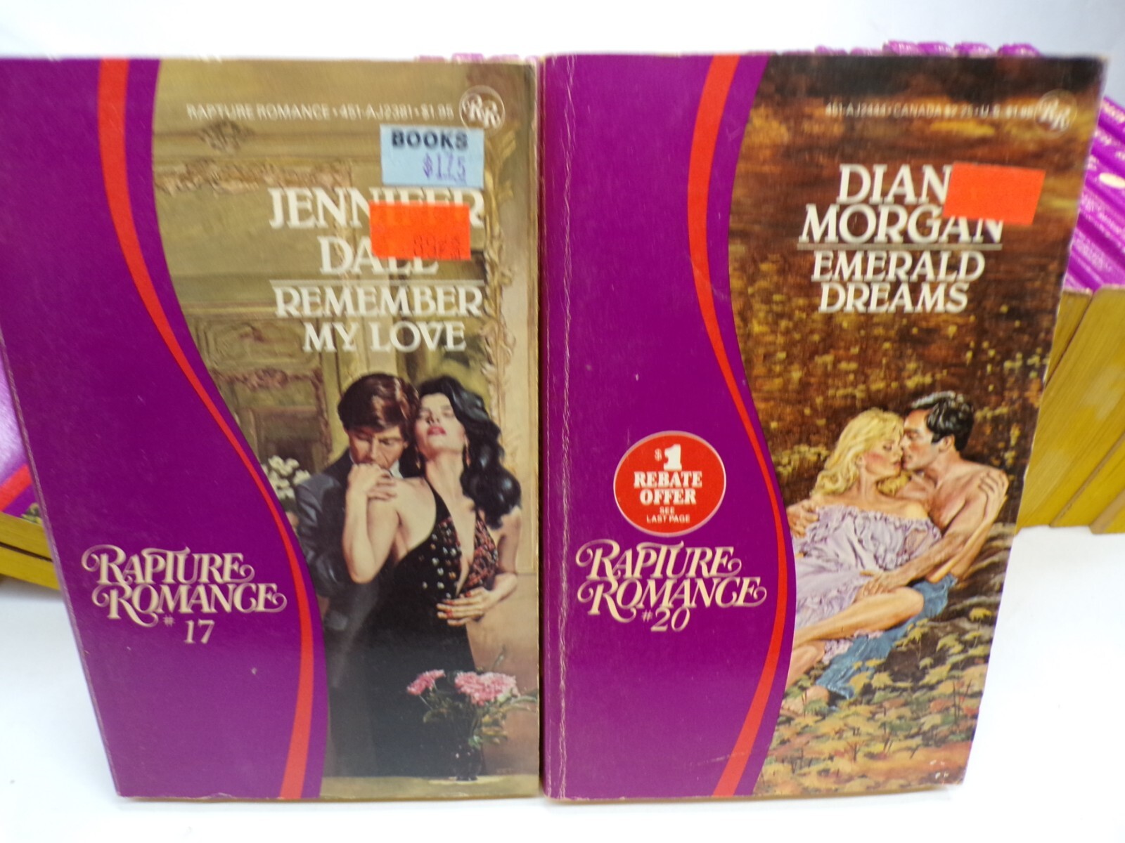 28 Rapture Romance Novels Multiple Titles Authors Numbers Paperback