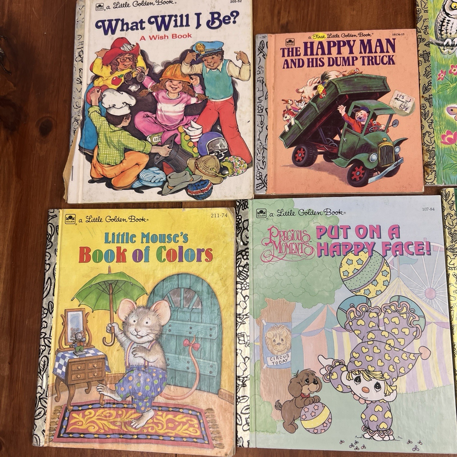 Vintage Little Golden Books Lot Scuffy Tugboat ABC Caboose Scooby Doo
