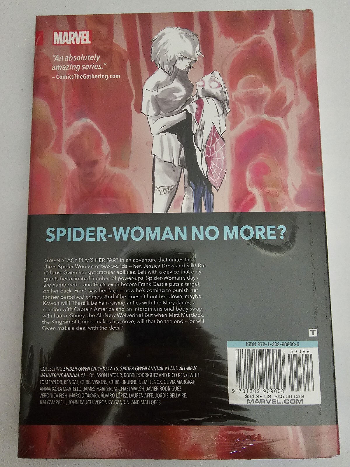 SPIDER-GWEN VOL. 2 By Jason Latour & Tom Taylor – Hardcover Sealed Marvel