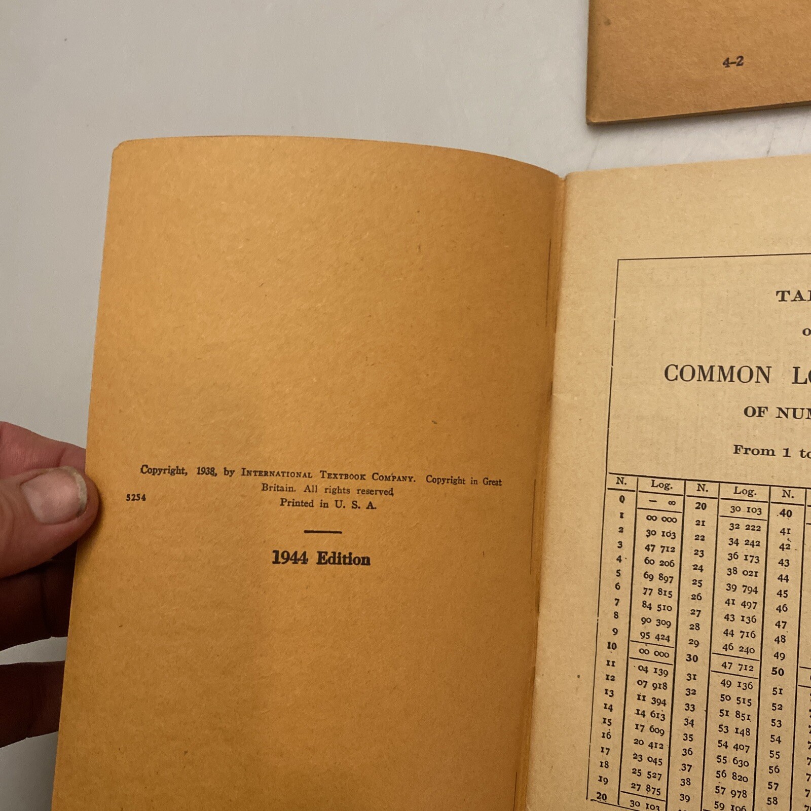 4 Geometric Drawing book by ICS Staff , 1944 Edition