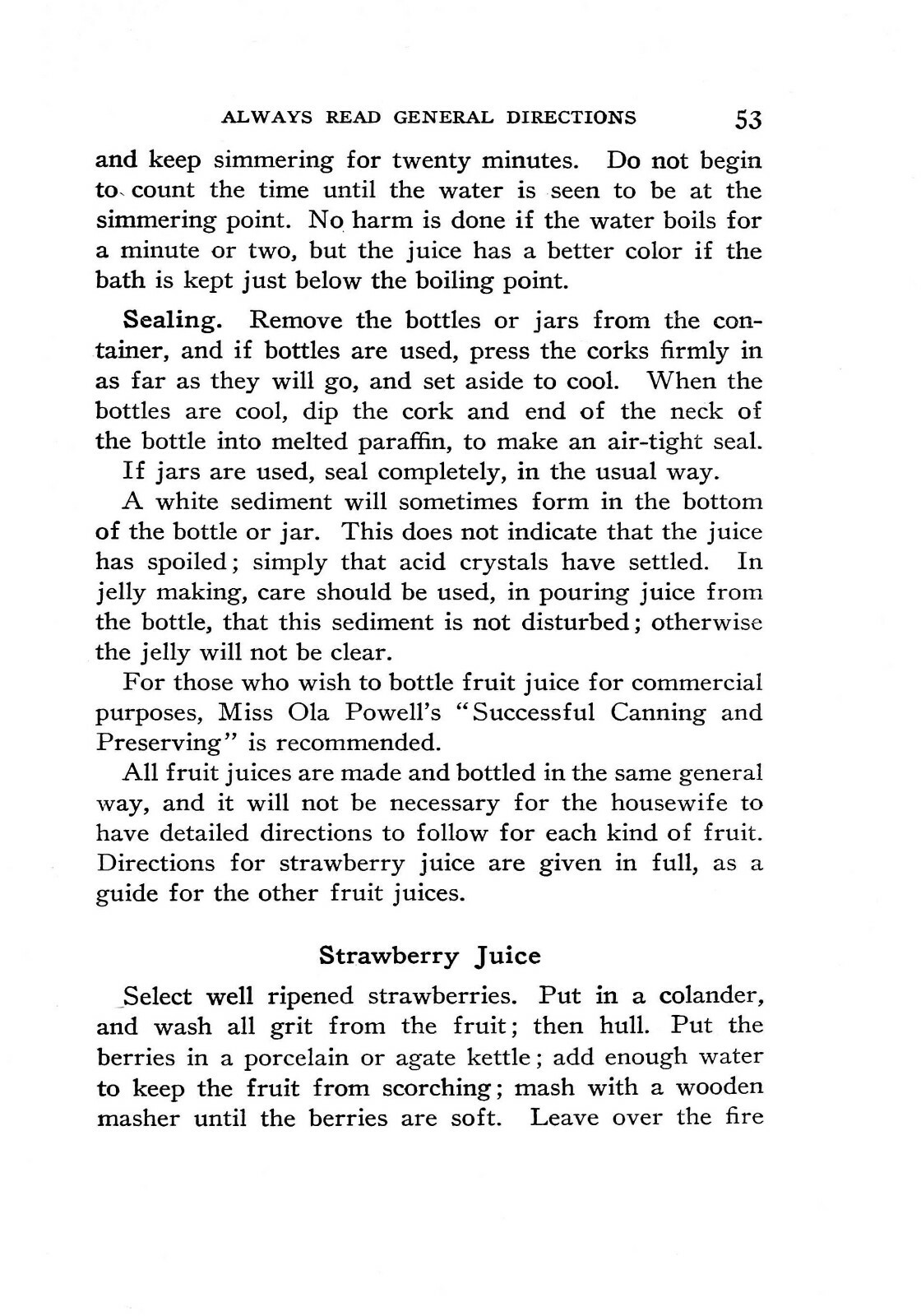 Every Woman’s Canning Book The ABC Of Safe Home Canning 1918 (104 Pages)