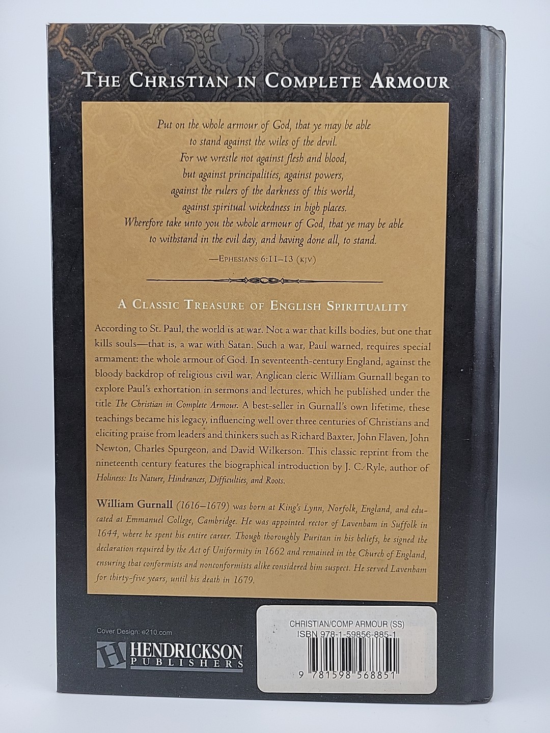 The Christian in Complete Armour by William Gurnall (Hardcover)
