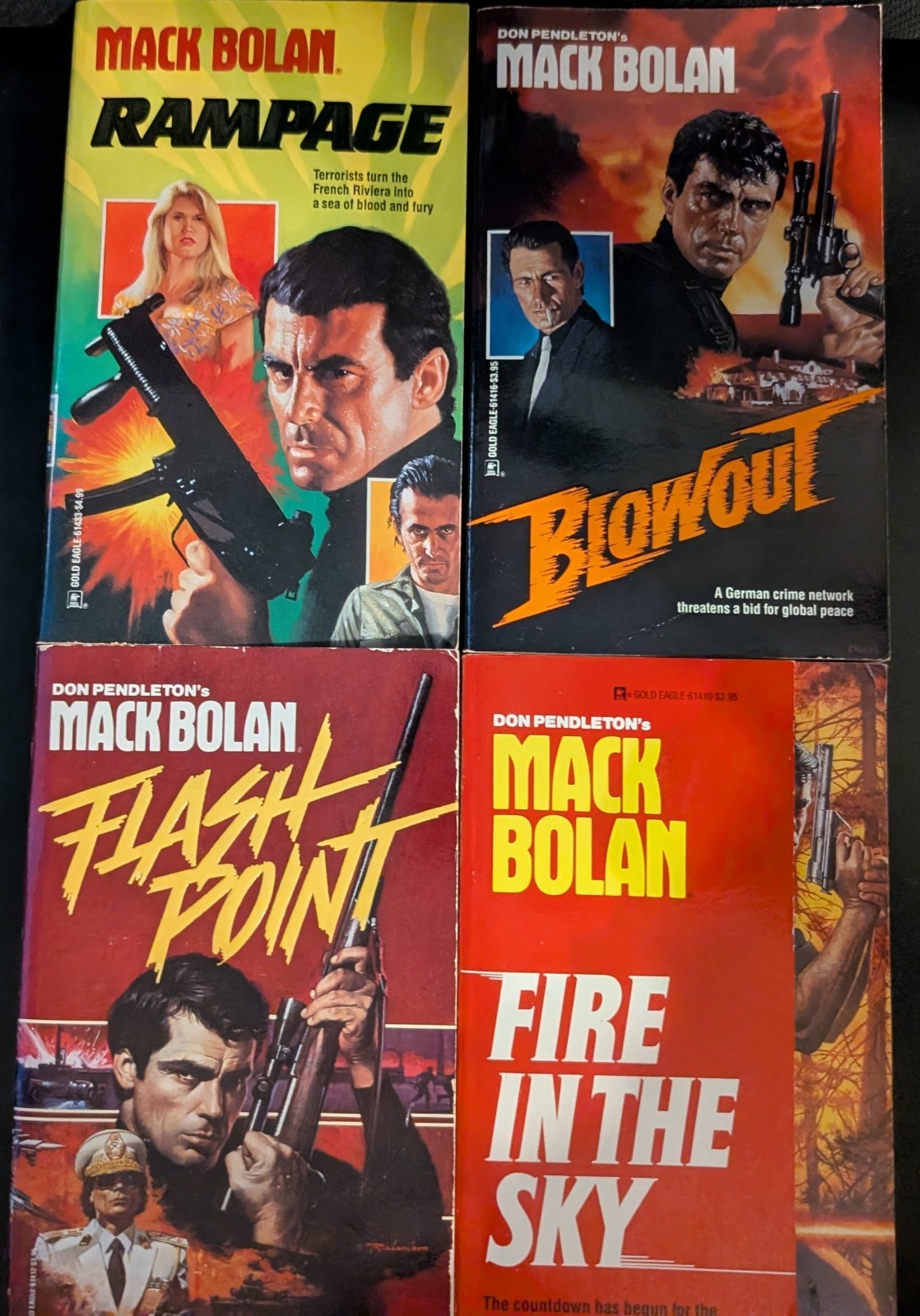 Lot Of 14 Don Pendleton’s Mack Bolan Books