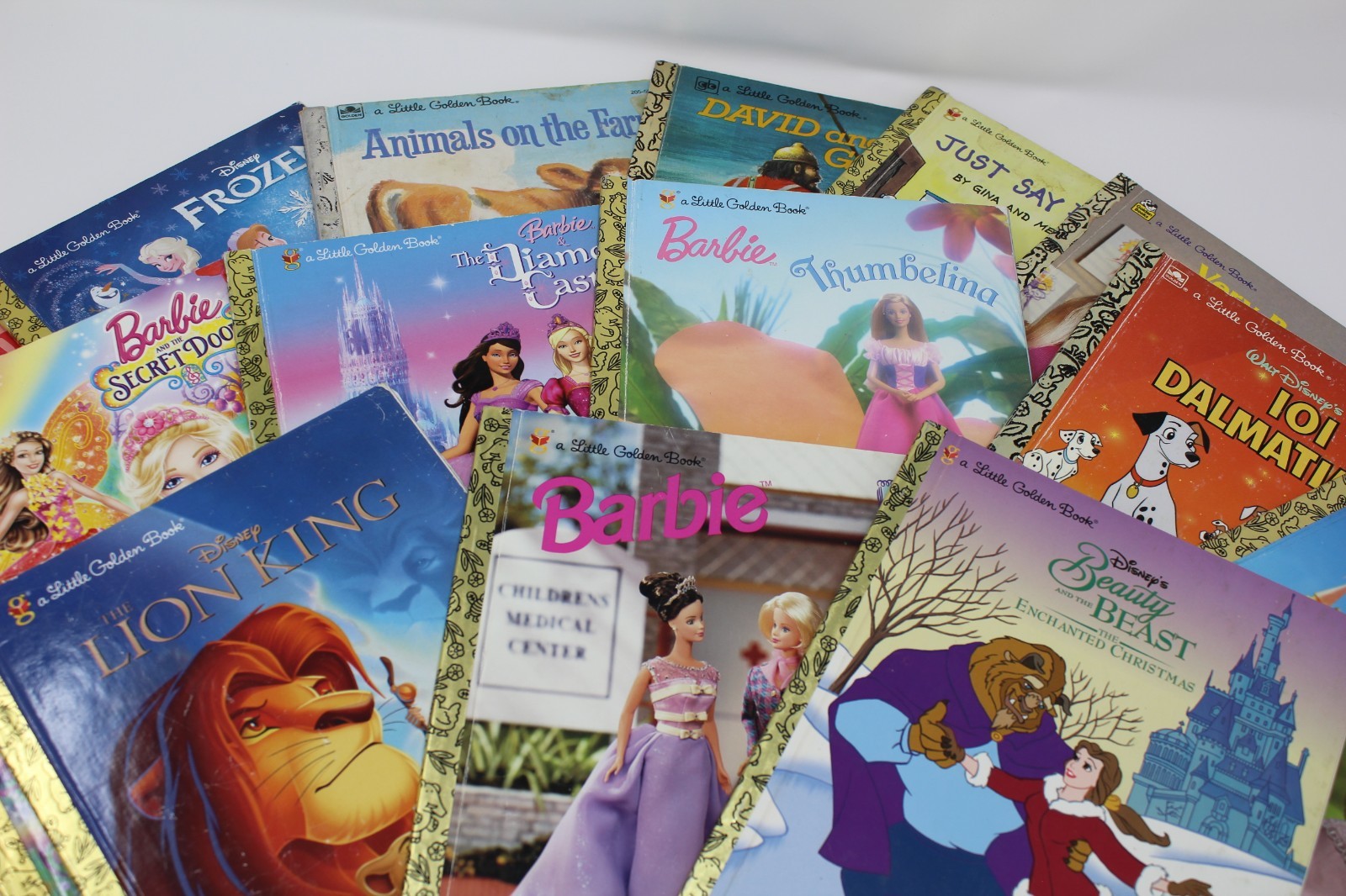 Little Golden Books Lot of 20 Disney Classic Christian Modern & Vintage Random