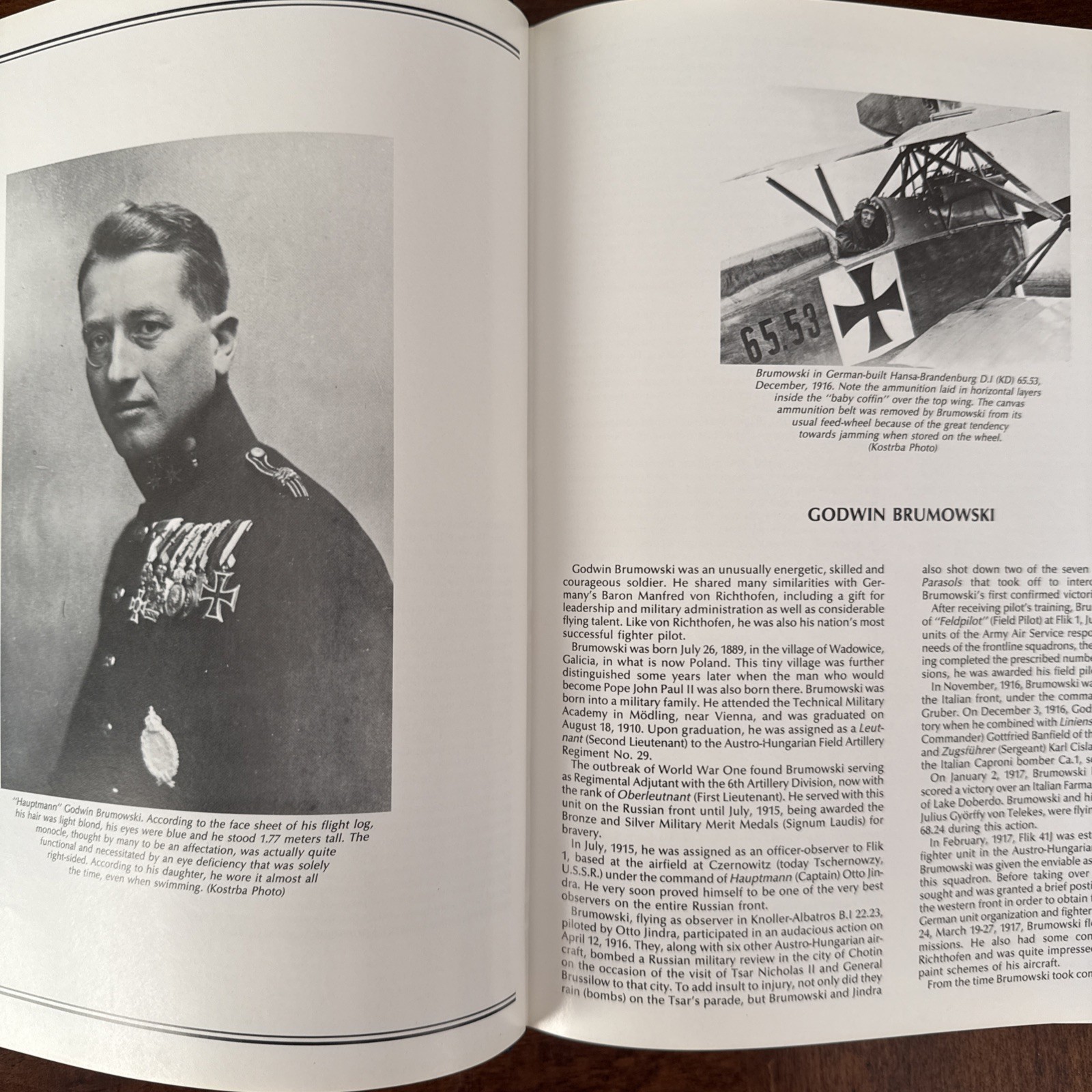 WW1 Air Aces of the Austro-Hungarian Empire 1914-1918 O’Conner 1986 1st Ed