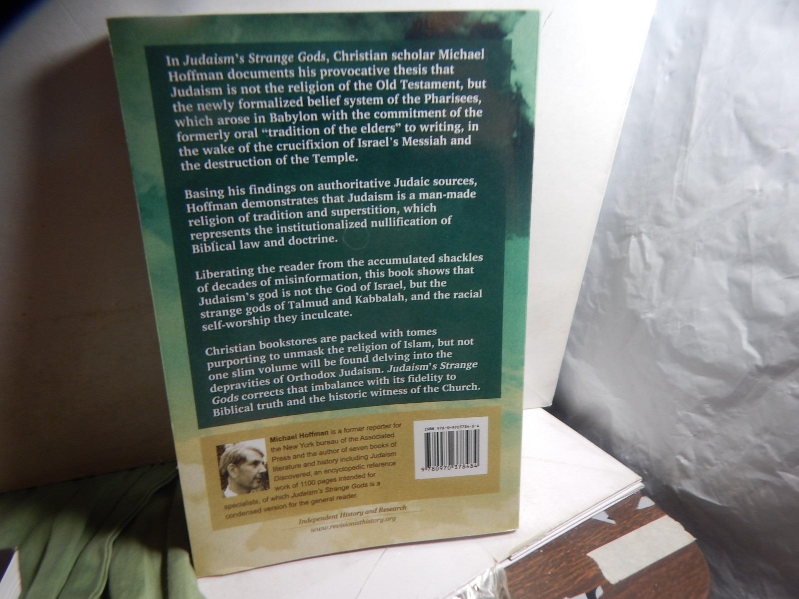 Judaism’s Strange Gods by Michael A. Hoffman Paperback 8th printing 2020