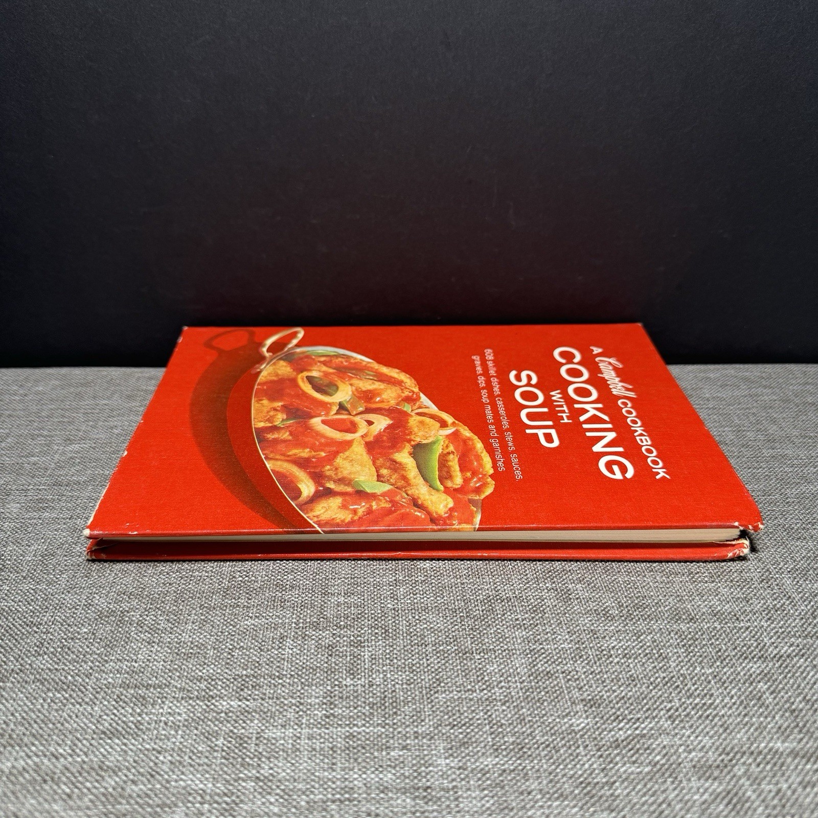 Vintage Campbell’s Cooking with Soup Cookbook Spiral Bound Hardcover Recipe Book