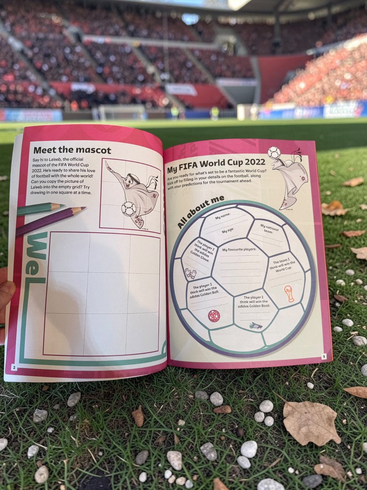 FIFA World Cup Official Activity Book 32 Pages Coloring Puzzles Prizes New