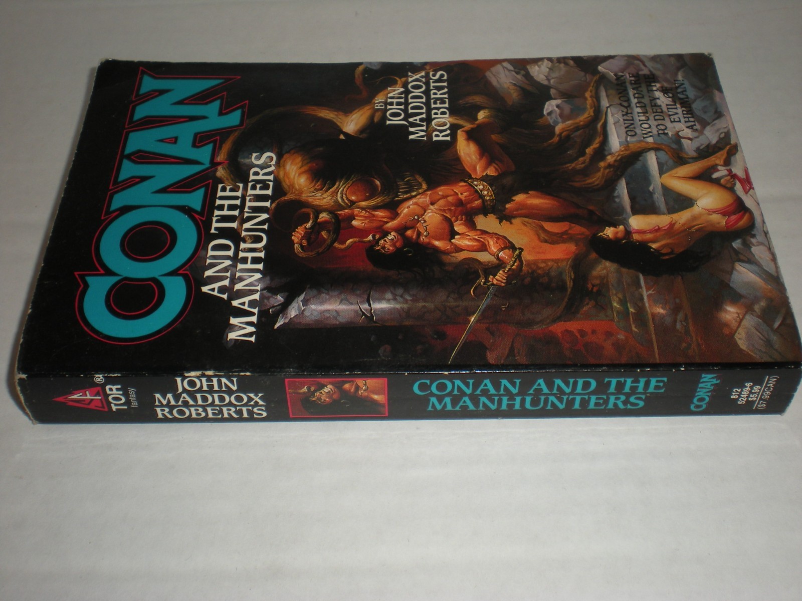 Conan and the Manhunters John Maddox Roberts Barbarian Fantasy Paperback 1994