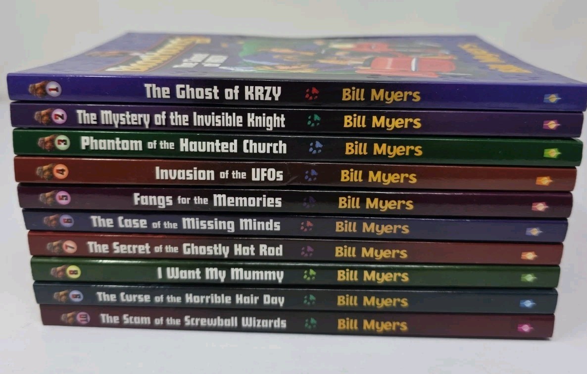 Lot of 15 Bill Myers Books BLOODHOUNDS, INC. 1-10, My Life As… Forbidden Doors