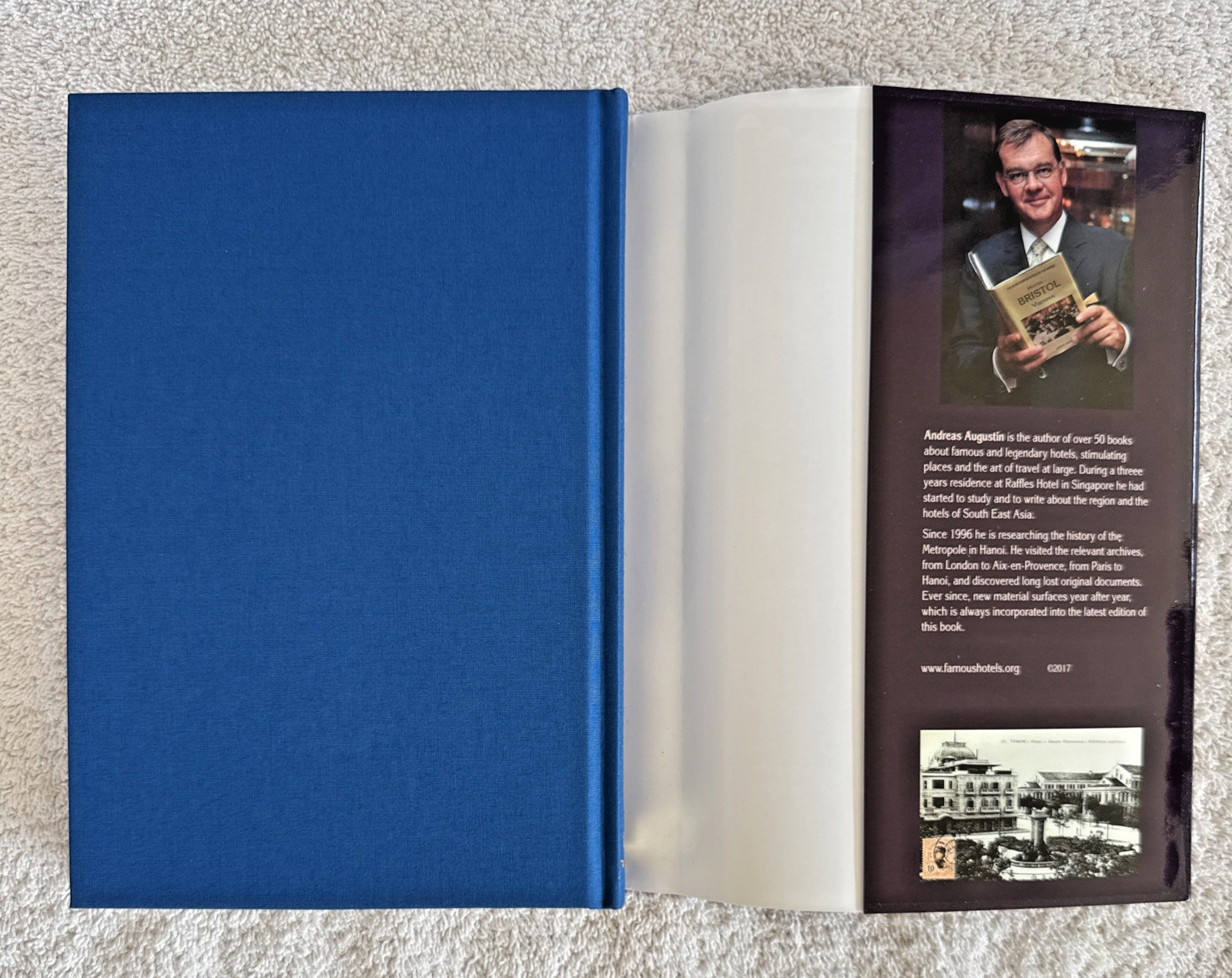 Sofitel Metropole Hanoi by Andreas Augusti (Hardcover) Book Signed Dust Jacket
