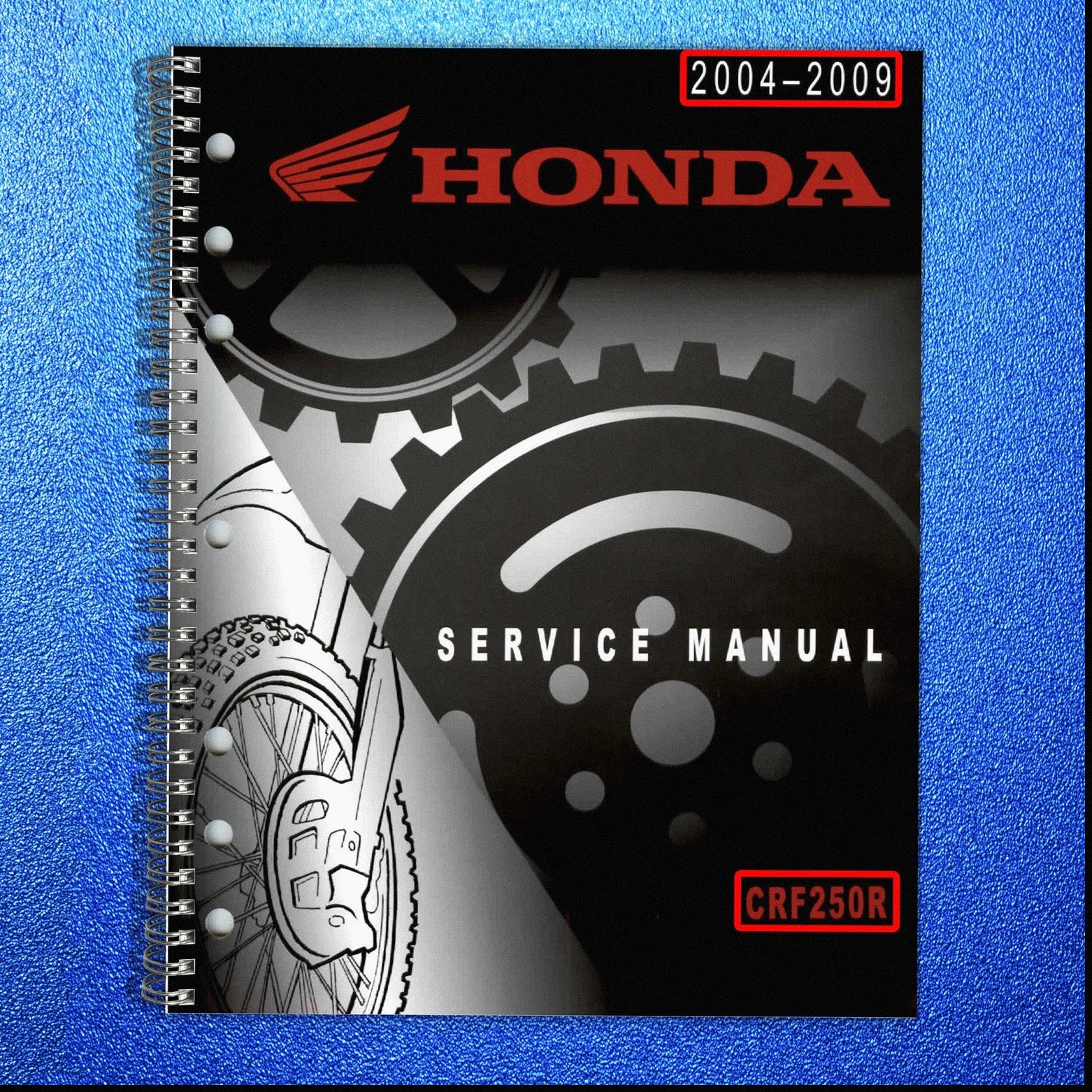 HONDA CRF250R Motorcycle Service Manual 2004-2009 – COIL CLOSURE – TOUGH COVERS