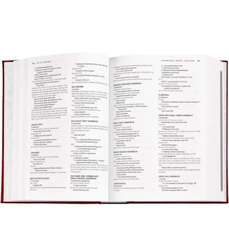 Joy of Cooking 2006 Special Edition Red Vachetta Leather Hardcover Irma Rombauer