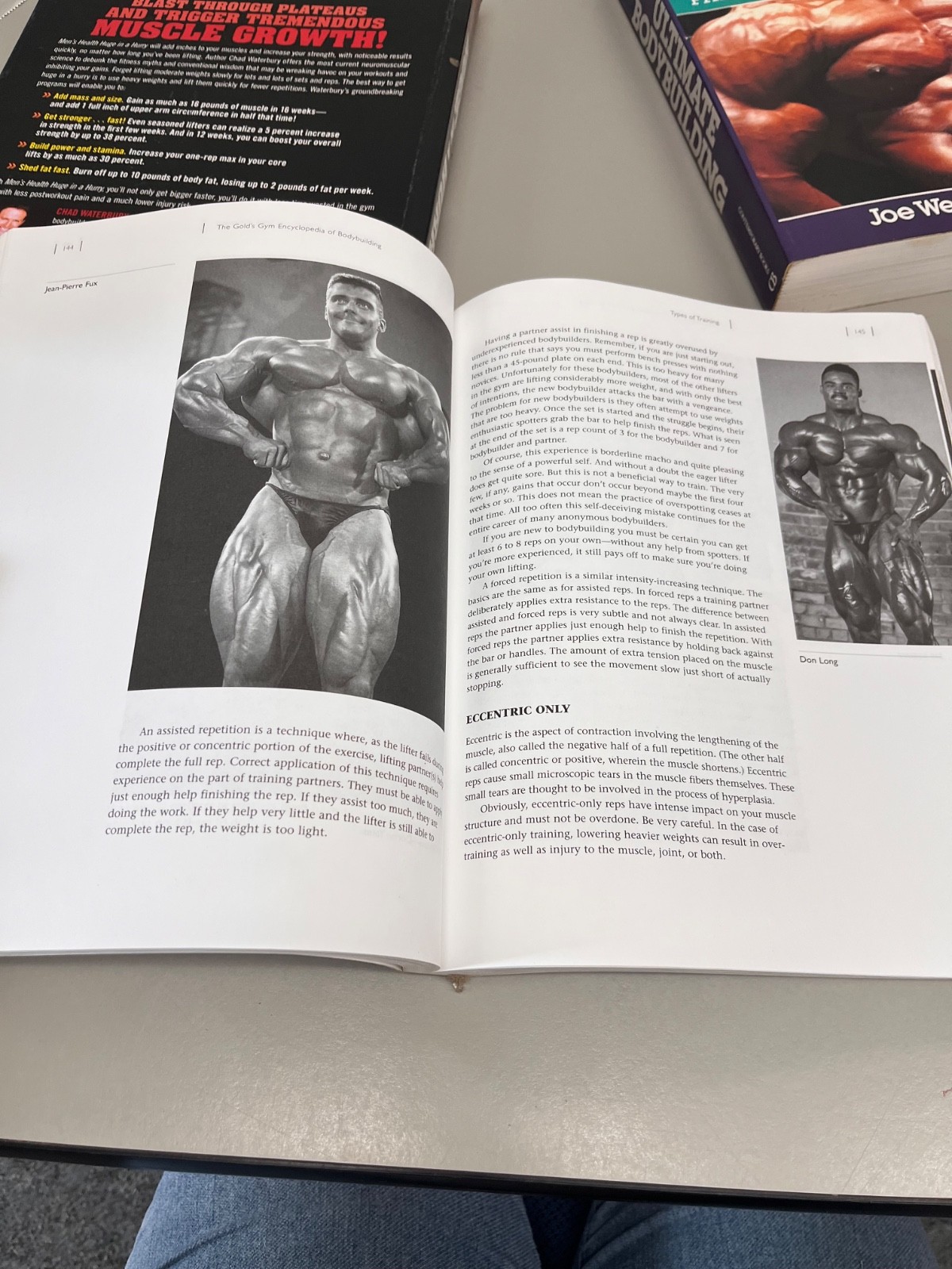 Bodybuilding Books Lot of 4 (See Photos for Titles) 1 Hardcover