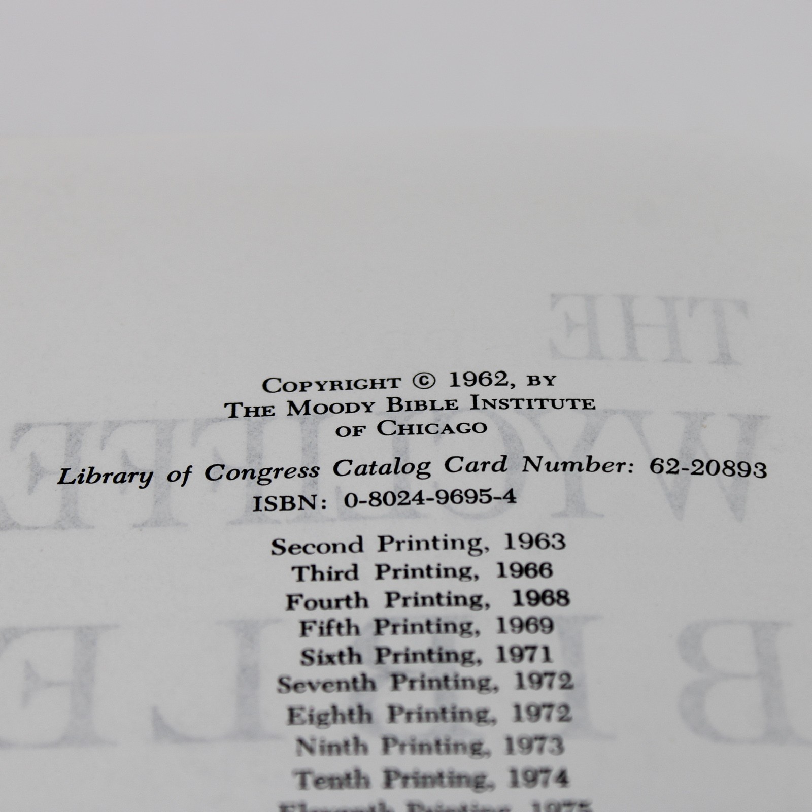 Vintage Hardcover The Wycliffe Bible Commentary 1979 From Moody Press