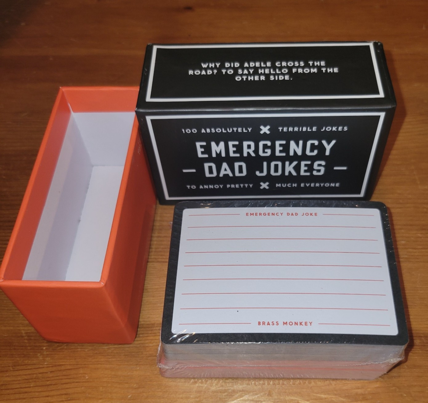Emergency Dad Jokes – Cards By Brass Monkey – VERY GOOD