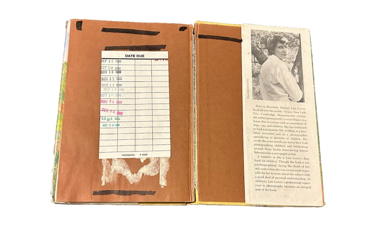 A Summer to Die by Lois Lowry 1977, Hardcover Vintage