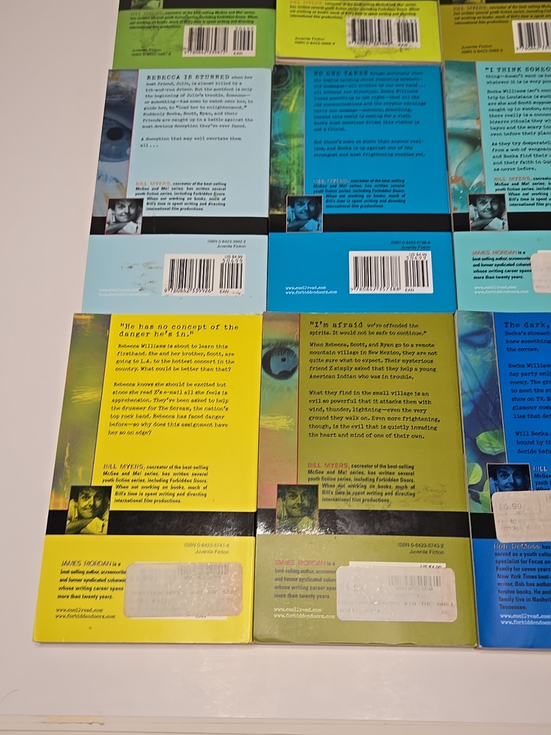 Forbidden Doors, Complete Series by Bill Myers, Paperback, Set Of 12 Books