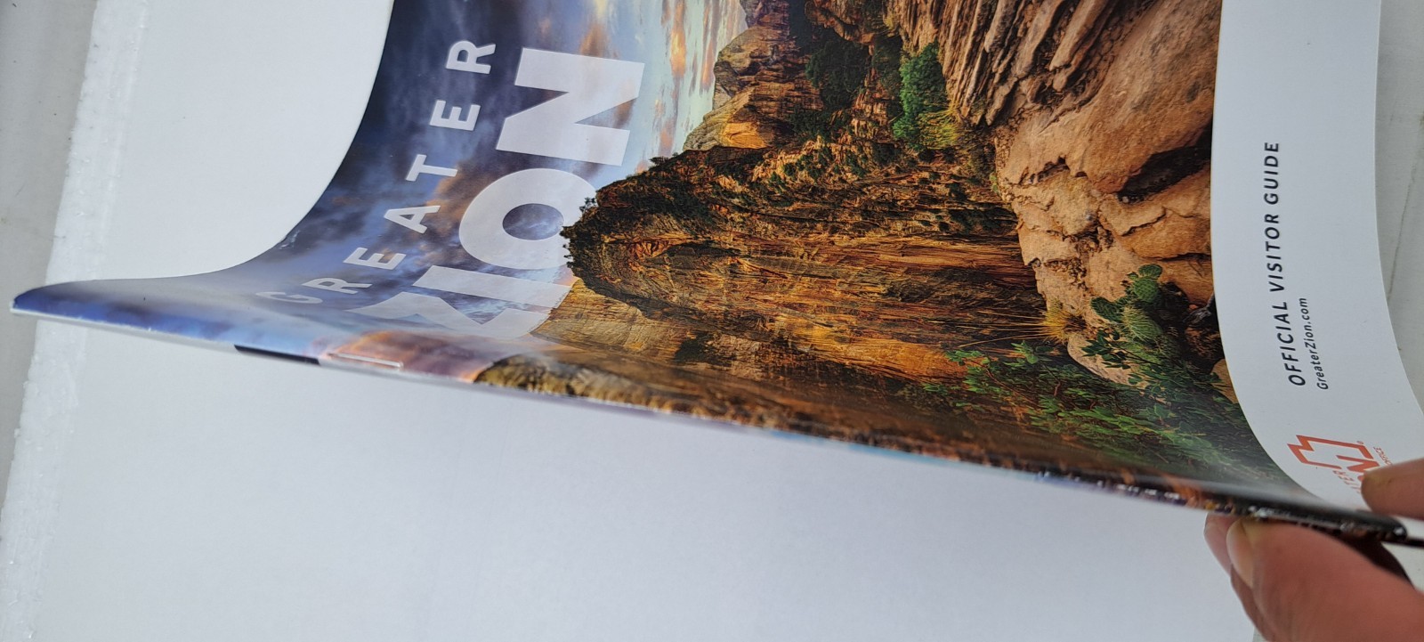 Greater Zion Tourism Official Visitor Guide Map 47 Pages, Staple Bound 2025