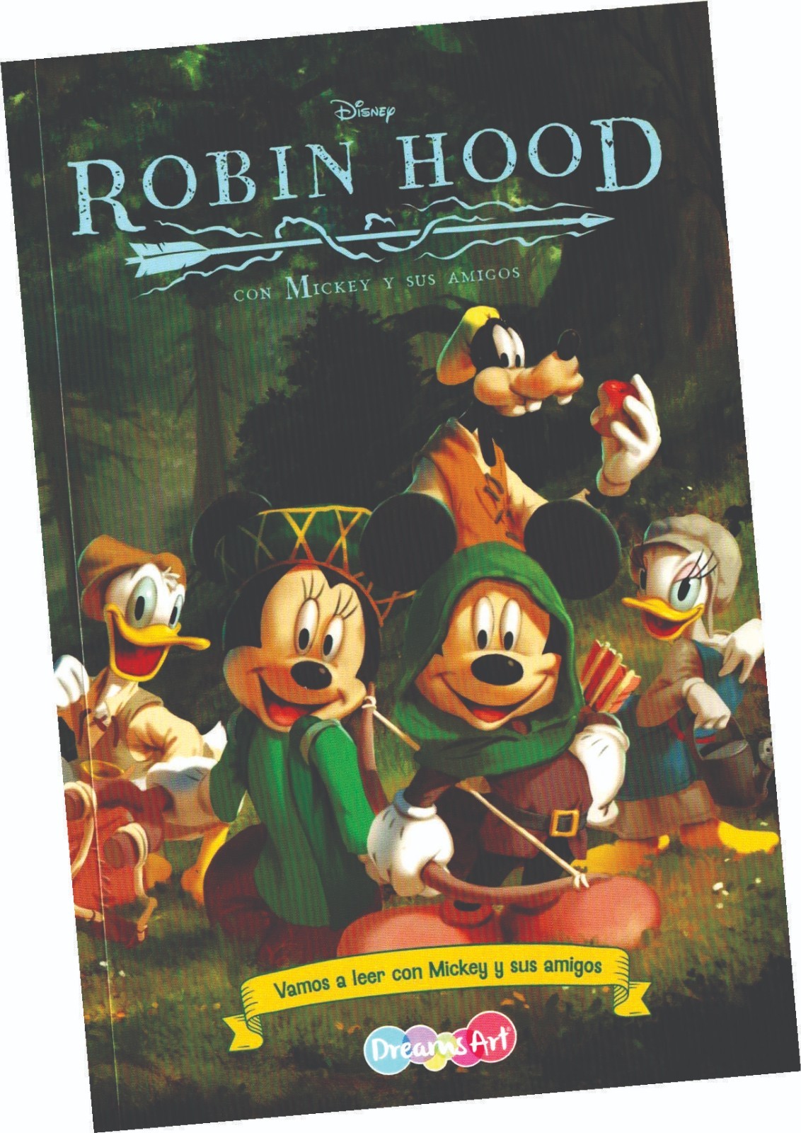 LIBRO ILUSTRADO „VAMOS A LEER CON MICKEY: ROBIN HOOD“, EN ESPAÑOL