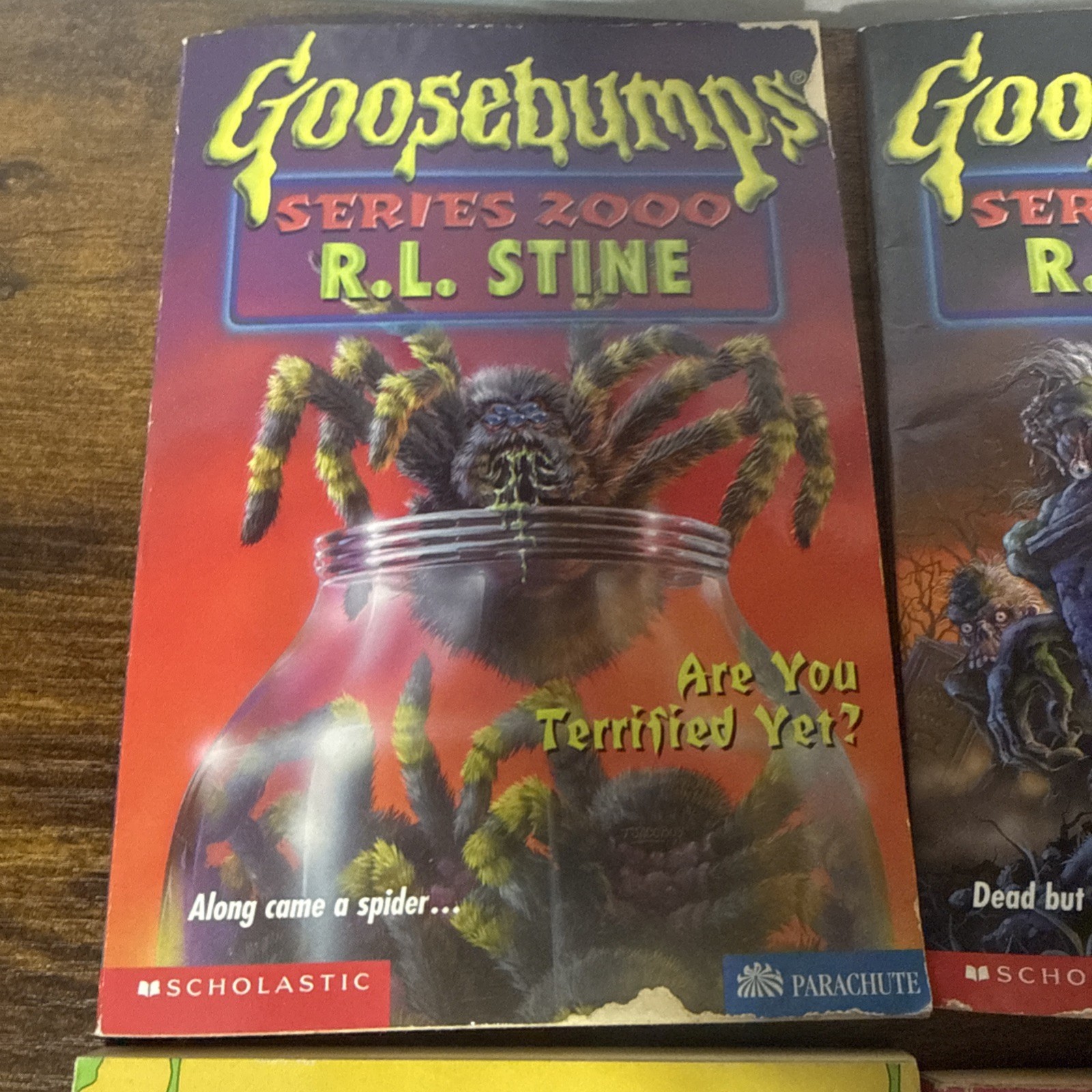 Lot Of 4 R.L. Stine Books See Photos For Titles In Good Condition See Photos