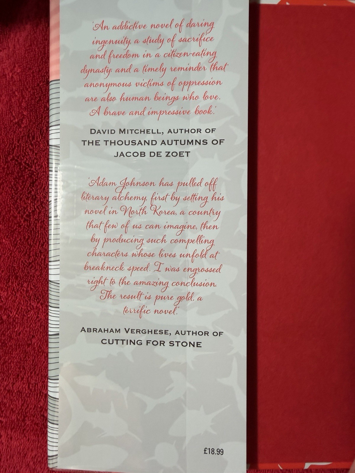 The Orphan Master’s Son by Adam Johnson Doubleday UK True 1st Ed Signed NEW