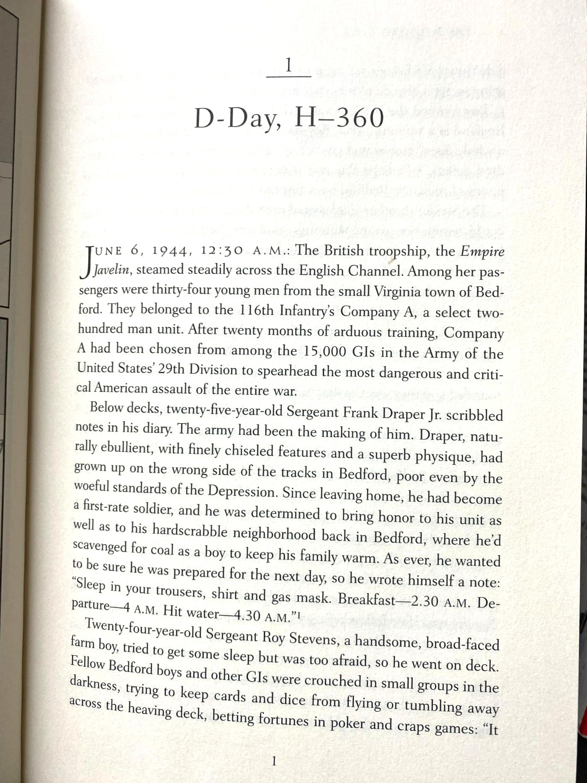 RARE! Bedford Boys: One American Town’s Ultimate D-Day Sacrifice by Alex Kershaw